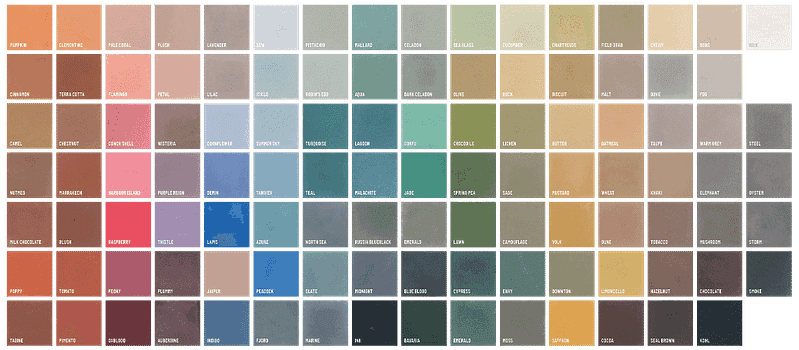 Farben Zementplatten